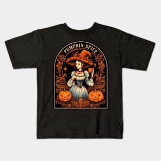 Vintage Pumpkin Spice Kids T-Shirt